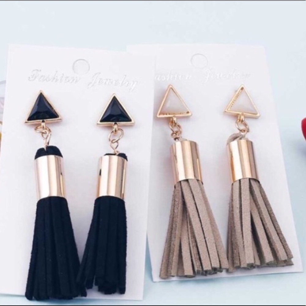 2 Tassel Drop Earrings